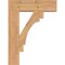 Ekena Millwork Merced Block Smooth Bracket, Western Red Cedar, 5 1/2"W x 24"D x 32"H BKT06X24X32MRC05SWR - alternate 3